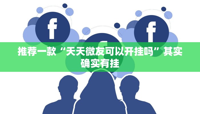 推荐一款“天天微友可以开挂吗”其实确实有挂