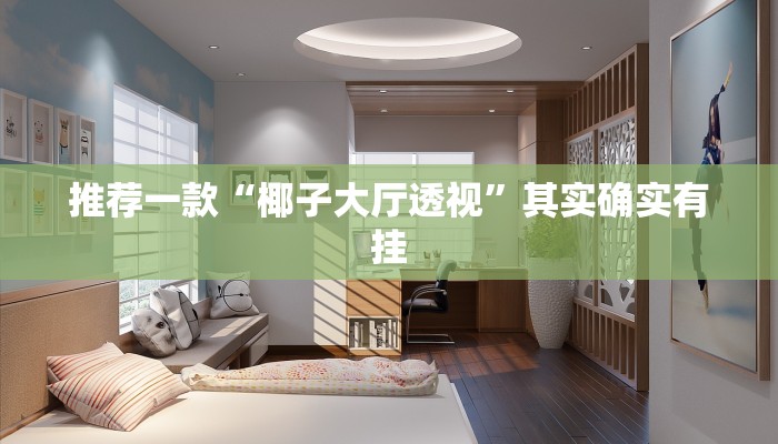 推荐一款“椰子大厅透视”其实确实有挂