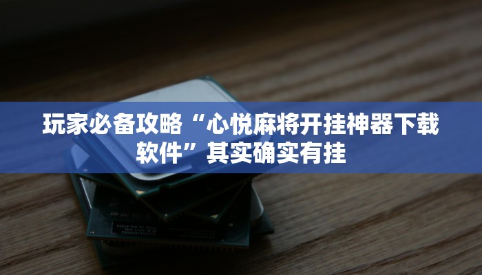 介绍一款“微信微乐麻将开挂神器下载”其实确实有挂