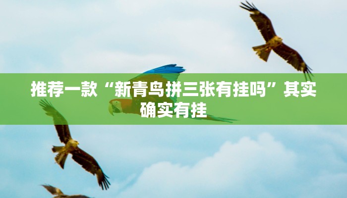 推荐一款“微乐广西麻将有挂吗”其实确实有挂