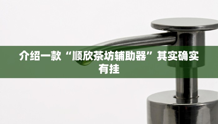 介绍一款“顺欣茶坊辅助器”其实确实有挂