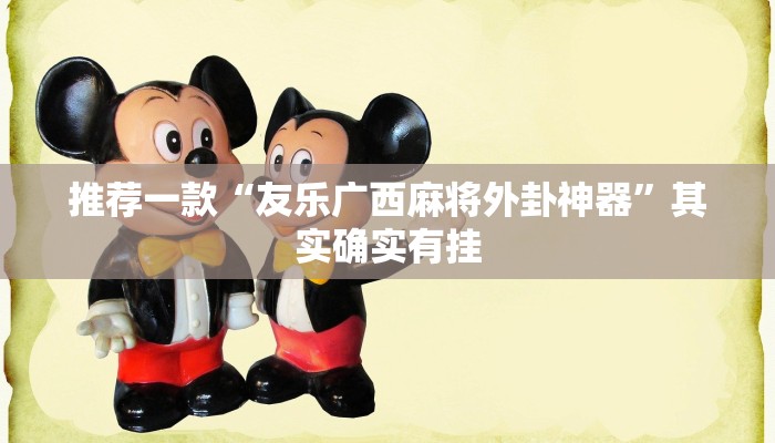 推荐一款“友乐广西麻将外卦神器”其实确实有挂