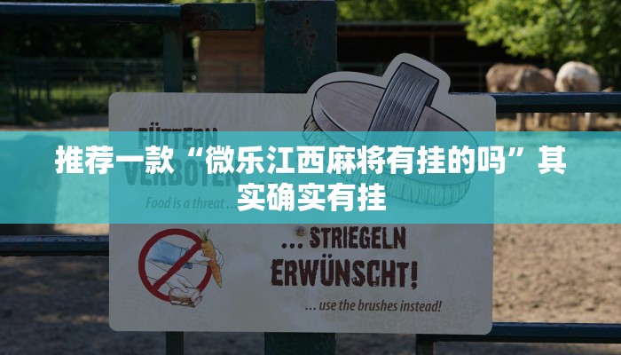 推荐一款“微乐江西麻将有挂的吗”其实确实有挂
