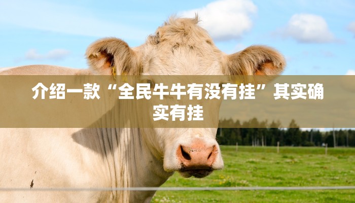 介绍一款“全民牛牛有没有挂”其实确实有挂