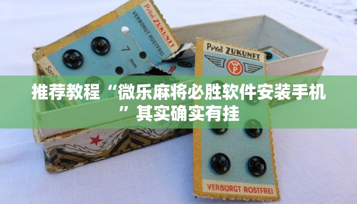 推荐教程“微乐麻将必胜软件安装手机”其实确实有挂