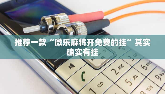 推荐一款“微乐麻将开免费的挂”其实确实有挂